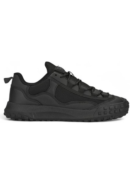 Unisex Siyah Paraşüt Malzeme Siyah Lastik Bağlı Comfort Sneaker
