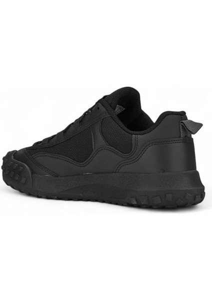 Unisex Siyah Paraşüt Malzeme Siyah Lastik Bağlı Comfort Sneaker modelleri