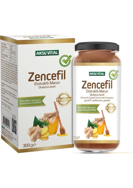 Zencefil Ekstraktlı Macun 300 gr