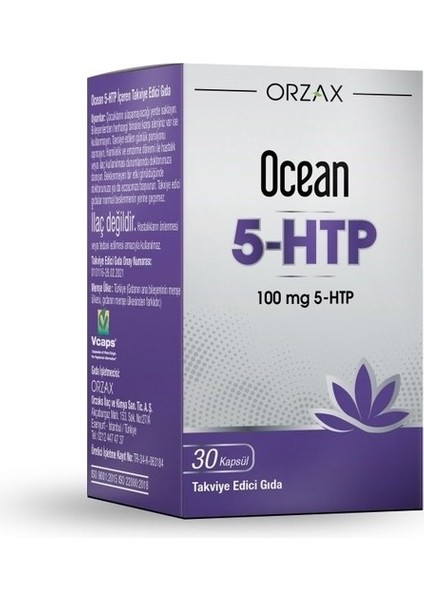 Ocean 5 Htp 100 Mg 30 Kapsül