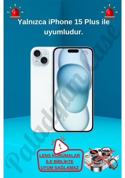 iPhone 15 Plus Uyumlu Zigzaglı Dalgalı Gümüş Puf Kılıf