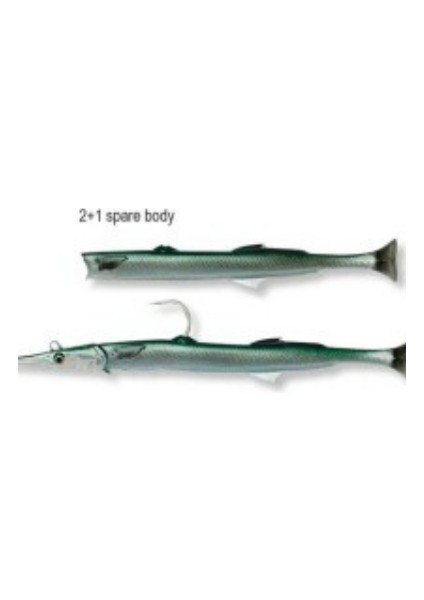 3D Needlefish Pulsetail 2+1 18CM 26GR Silikon Yem (390740957) Barracuda