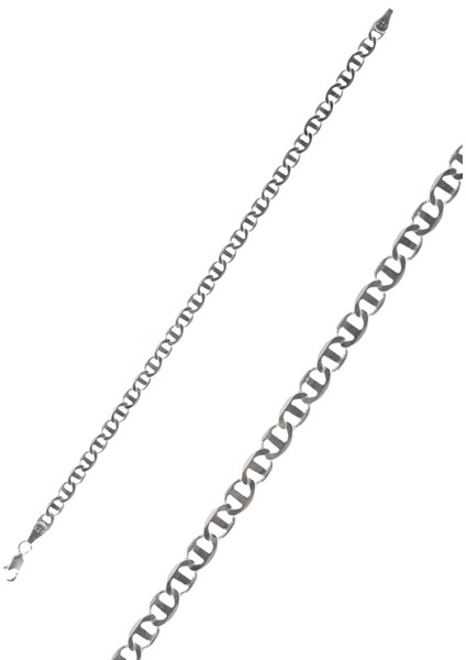 Şık Tasarım 5 mm 925 Ayar Gümüş Erkek Bileklik 201023524 fiyatları