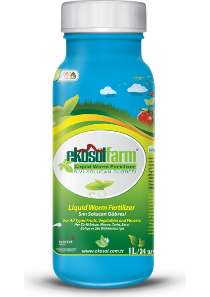 Sıvı Solucan Gübresi 1 Litre + Easy Way Hortum Ucu Sprayer Ewb - Çim ve Tüm Bahçe Bitkileriniz İçin