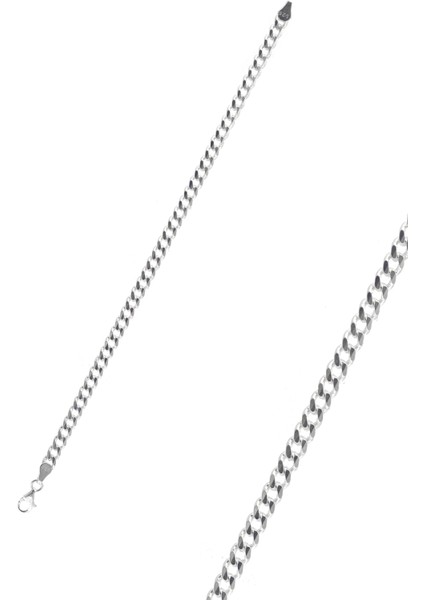 Gurmet Tasarım 5 mm 925 Ayar Gümüş Erkek Bileklik 201023527 fiyatları