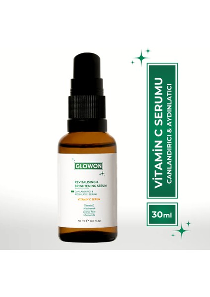 CANLANDIRICI VE AYDINLATICI SERUM - VİTAMİN C SERUM 30 ML