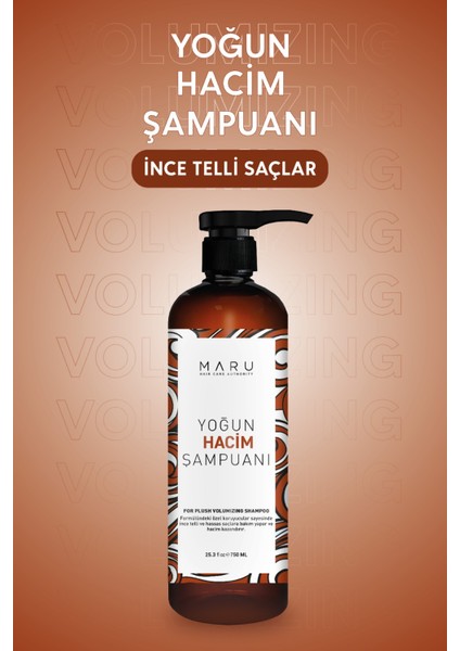 İnce Telli Saçlar Için (VOLUME) Hacim Veren Şampuan 750 ml