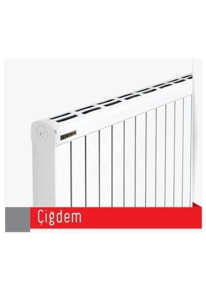 Alüminyum Panel Radyatör Çiğdem 600 x 20 Ral 9001 Krem