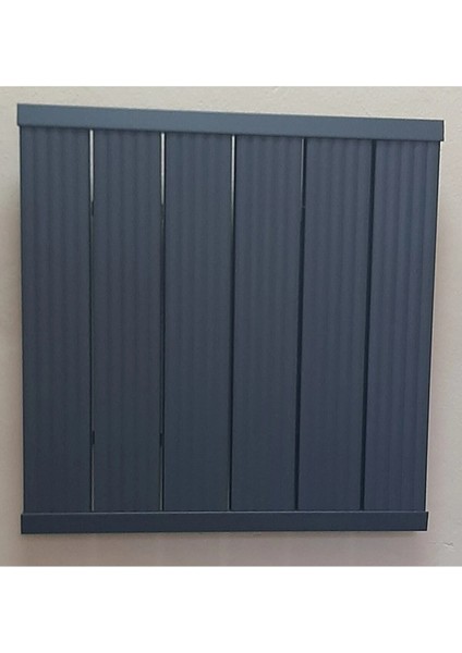 Alüminyum Panel Radyatör Ekol 600X1700 Ral 7016 Antrasit Gri