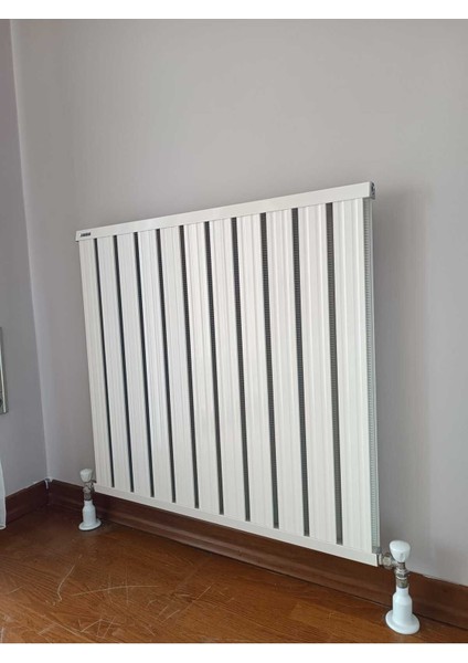 Alüminyum Panel Radyatör Klasik 450X12 Ral 9010 Kırık Beyaz