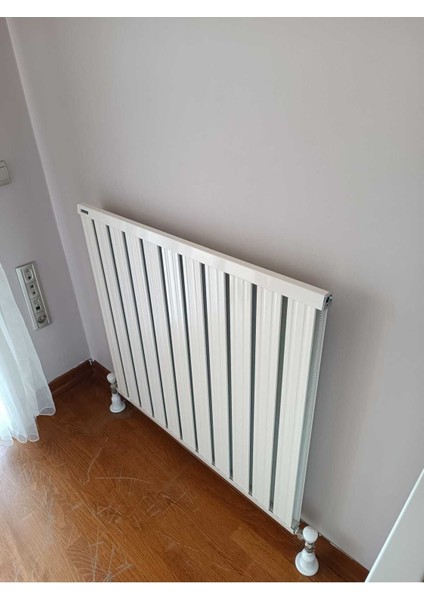 Alüminyum Panel Radyatör Klasik 450X12 Ral 9010 Kırık Beyaz