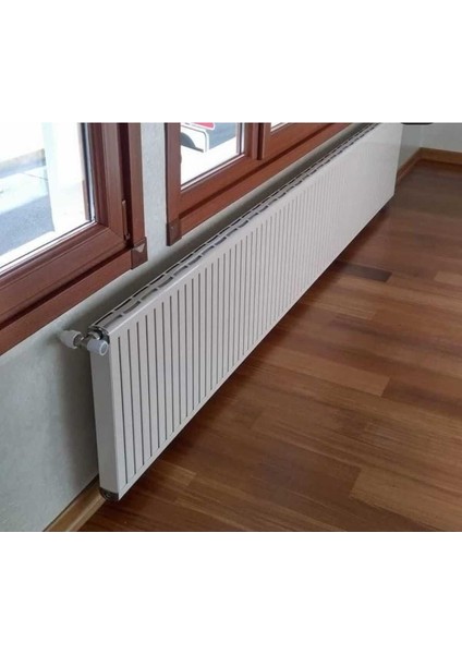 Alüminyum Panel Radyatör Çiğdem 600 x 480 Ral 9010 Kırık Beyaz