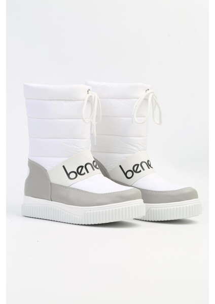Benetton®| BN-50032 - 3256 Beyaz - Kadın Bot fiyatları