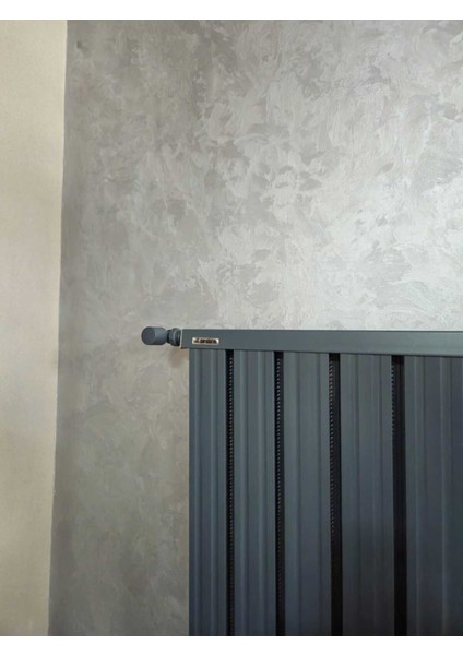 Alüminyum Panel Radyatör Klasik 1250 x 320 Ral 7016 Antrasit Gri