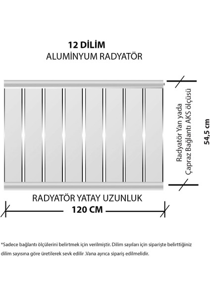 Alüminyum Panel Radyatör Ekol 600X1200 Ral 7016 Antrasit Gri