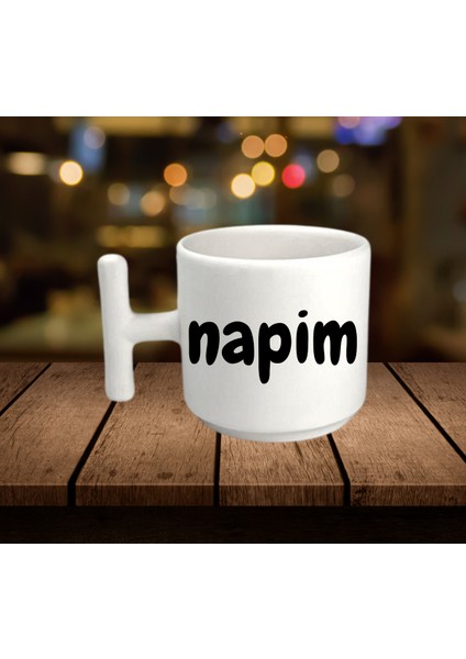 Seramik Bardak T Sap Napim