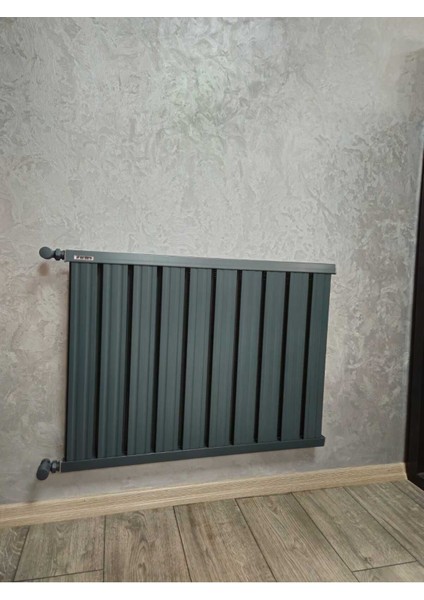 Alüminyum Panel Radyatör Klasik 450X10 Ral 7016 Antrasit Gri