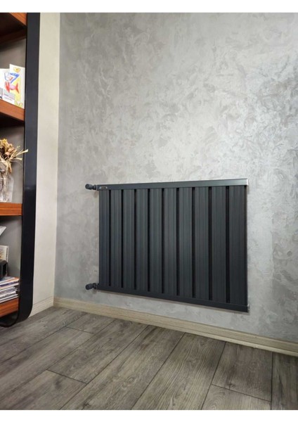 Alüminyum Panel Radyatör Klasik 525X15 Ral 7016 Antrasit Gri