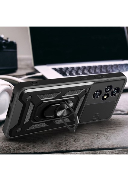 Honor 200 Pro Kılıf Magnetik Standlı Kamera Korumalı Zore Sürgülü Vega Kapak fiyatları