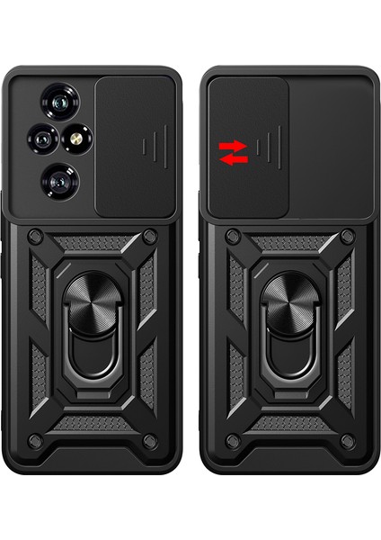 Honor 200 Pro Kılıf Magnetik Standlı Kamera Korumalı Zore Sürgülü Vega Kapak modelleri