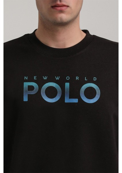 Bisiklet Yaka Lacivert Slim Fit Sweatshirt 24FWM60186 fırsatları