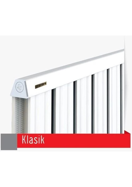 Alüminyum Panel Radyatör Klasik 525X16 Ral 7016 Antrasit Gri