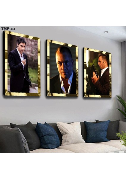 Kurtlar Vadisi Gold Pleksili Mdf Tablo
