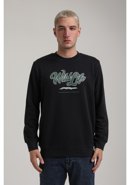 Bisiklet Yaka Ekru Slim Fit Sweatshirt 24FWM60195 fiyatları