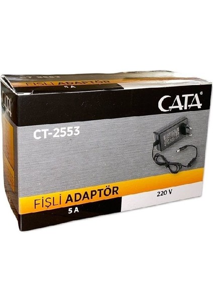 CT-2553 60 W 5 Amper Cata Fisli Adaptör