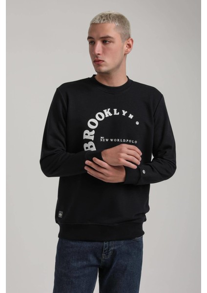 Bisiklet Yaka Bordo Slim Fit Sweatshirt 24FWM60172 indirimleri