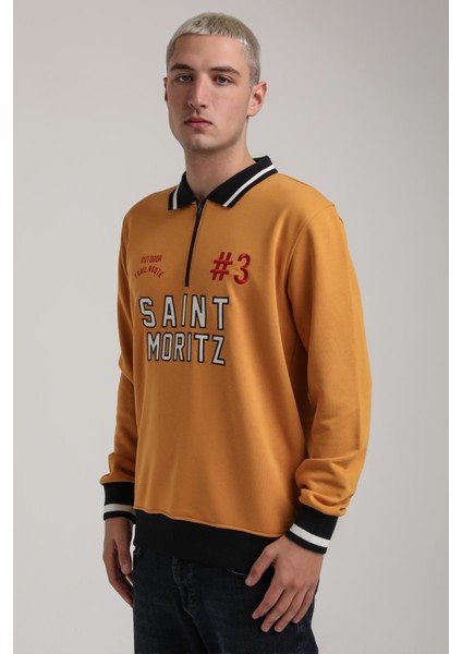 Bisiklet Yaka Siyah Slim Fit Sweatshirt 24FWM60207 modelleri