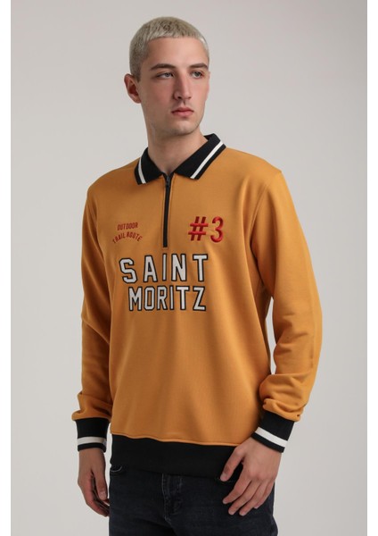 Bisiklet Yaka Siyah Slim Fit Sweatshirt 24FWM60207 indirimleri