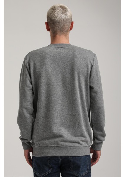 Bisiklet Yaka Bordo Slim Fit Sweatshirt 24FWM60184 modelleri