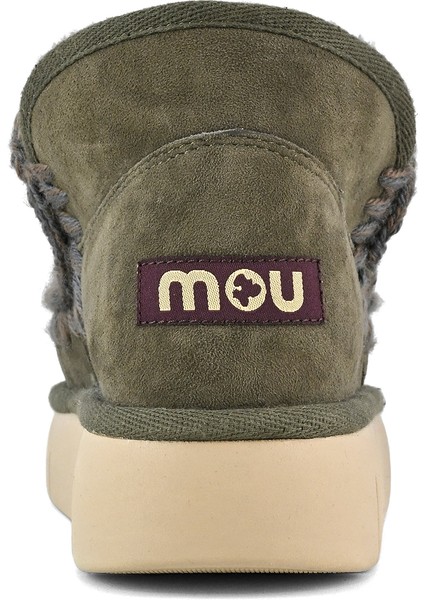 Kadın Sneaker ( Günlük) MU.FW531009A Bkol Mou Eskimo Bounce Sneaker Black Olive fırsatları