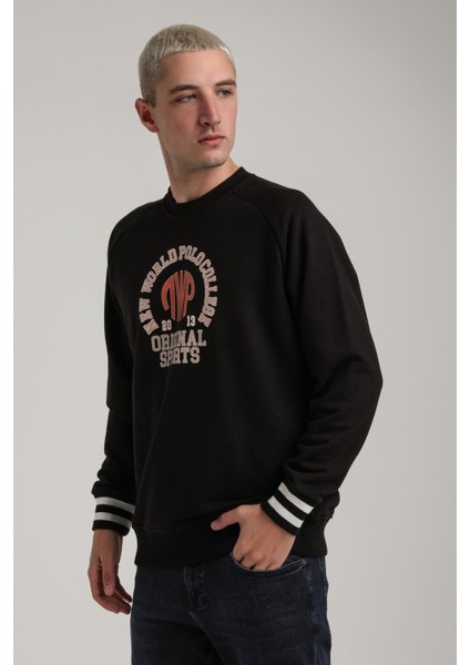 Bisiklet Yaka Ekru Slim Fit Sweatshirt 24FWM60187 fiyatları