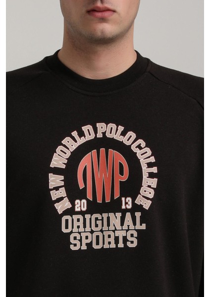 Bisiklet Yaka Ekru Slim Fit Sweatshirt 24FWM60187 modelleri