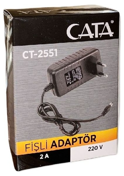 CT-2551 25 W 2 Amper Cata Fisli Adaptör