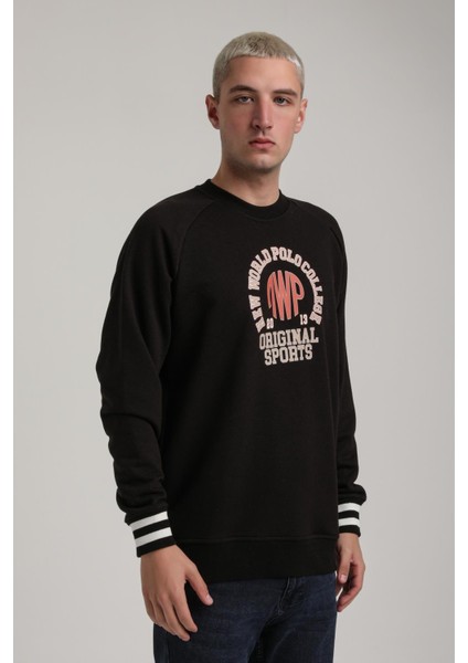 Bisiklet Yaka Ekru Slim Fit Sweatshirt 24FWM60187 indirimleri