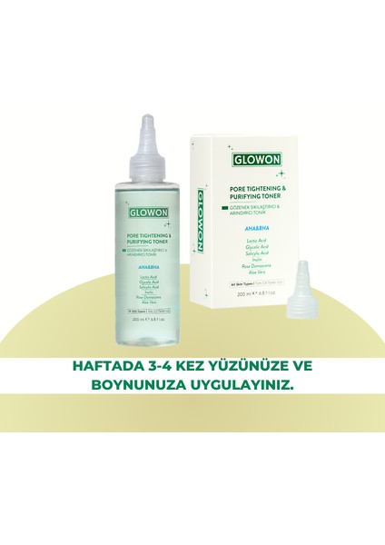 GÖZENEK SIKILAŞTIRICI VE ARINDIRICI TONİK – AHA&BHA 200 ML