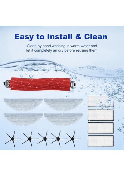 Roborock S7/s7+/s7 Maxv/s7 Maxv Plus/s7 Maxv Ultra/s7 Pro ULTRA/T7/T7S PLUS/G10/G10S Pro Elektrikli Süpürge Parçaları Için (Yurt Dışından) fırsatları