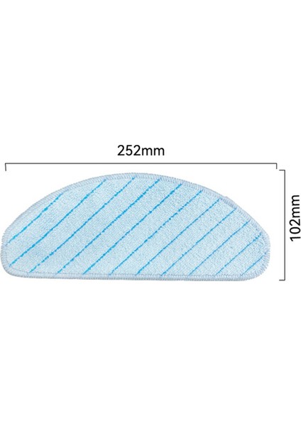 Ecovacs Deebot Ozmo T9 T9 Max T9 Aıvı T8 N8 N9 Elektrikli Süpürge Mikrofiber Paspas Bezi Paçavralar Için Yıkanabilir Paspas Pedleri (Yurt Dışından)