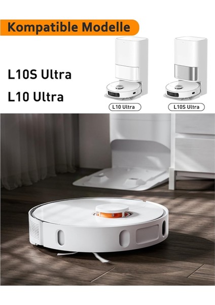 L10S Ultra / L10 Ultra Robot Süpürge Ana Yan Fırça Hepa Filtre Paspas Pedi Toz Torbaları Aksesuarları (Yurt Dışından) modelleri