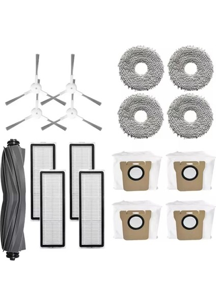 Dreame Bot L10S Pro L10S Ultra Robot Süpürge Yedek Parçaları, Yan Fırça, Kapak, Filtre, Paspas Bezi, Toz Torbası (Yurt Dışından)
