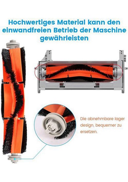 Xiaomi Mijia Için Yedek Parçalar 1/1 S Roborock S5 Max S50 S51 S6 Max Robotlu Süpürge Fırça Kapağı Hepa Filtre (Yurt Dışından)