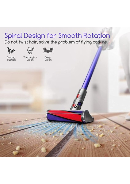 Yumuşak Rulo Fırça Çubuğu Için Yedek Dyson V6 V7 V8 V10 V11 Elektrikli Süpürge Kafası Vakum Kafası Brushbar A (Yurt Dışından)