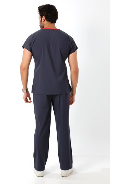Bflex Unisex Likralı Yarasa Kol Tek Üst - 6417 Füme