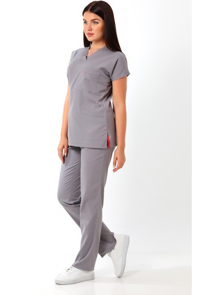 Bflex Unisex Likralı Yarasa Kol Takım - 6406 Gri