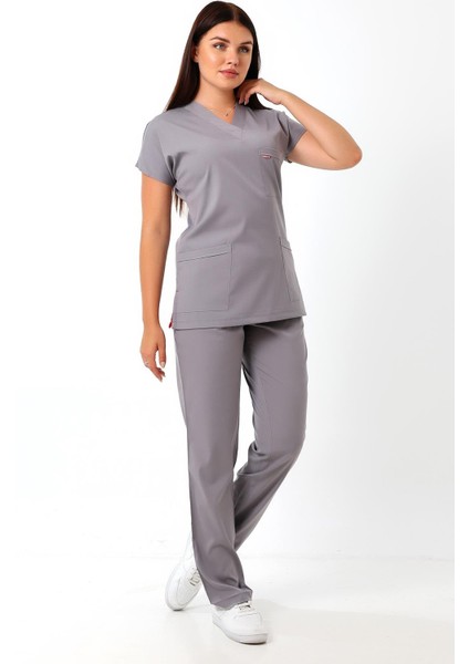 Bflex Unisex Likralı Yarasa Kol Takım - 6406 Gri