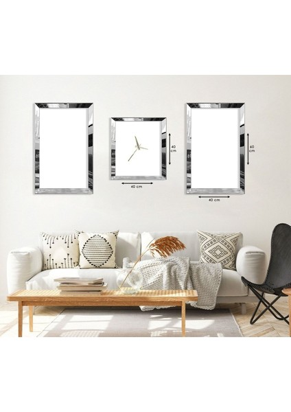 HİÇ DİNİ MODEL PLEKSİ KENAR MDF TABLO VE SAAT SETİ