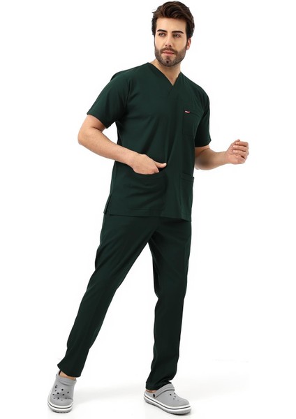 Zarf Yaka Erkek Likralı Takım - 6429 Ö.başı Yeşili modelleri